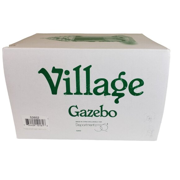 Department 56 Christmas Village Gazebo #52652 Like New Collectible Accessory - Picture 6 of 7